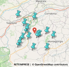 Mappa Largo Giacomo Leopardi, 62020 Loro Piceno MC, Italia (6.572)