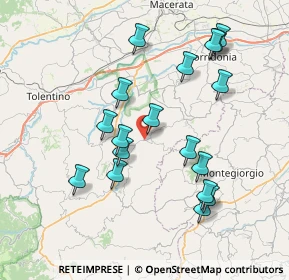 Mappa Largo Giacomo Leopardi, 62020 Loro Piceno MC, Italia (7.83)