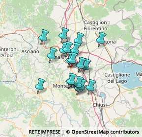 Mappa Via Modena, 53049 Torrita di Siena SI, Italia (9.2565)