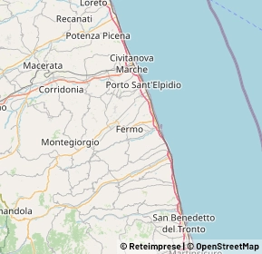 Mappa 63900 Fermo FM, Italia (15.16375)