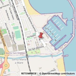 Mappa Via Gaspare Spontini, 10, 63822 Porto San Giorgio, Fermo (Marche)