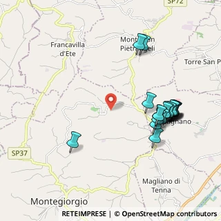 Mappa Contrada Solagna, 63833 Montegiorgio FM, Italia (2.2245)