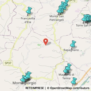Mappa Contrada Solagna, 63833 Montegiorgio FM, Italia (3.889)