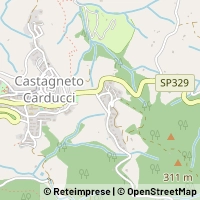 Peta Castagneto Carducci