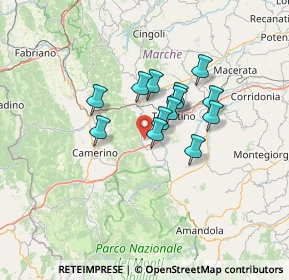 Mappa 62020 Serrapetrona MC, Italia (9.65538)