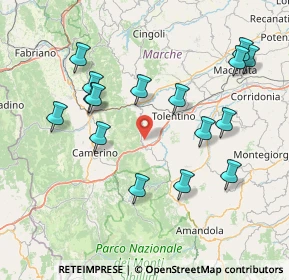 Mappa 62020 Serrapetrona MC, Italia (16.85688)