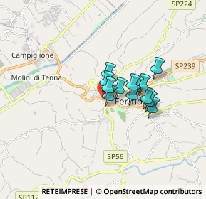 Mappa Via 25 Aprile, 63900 Fermo FM, Italia (1.06615)