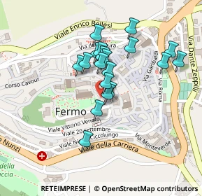 Mappa Piazza del Popolo, 63900 Fermo FM, Italia (0.184)