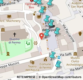 Mappa Piazza del Popolo, 63900 Fermo FM, Italia (0.0935)