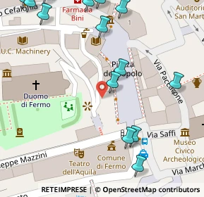 Mappa Piazza del Popolo, 63900 Fermo FM, Italia (0.114)