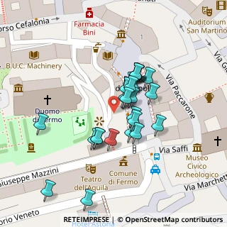 Mappa Piazza del Popolo, 63900 Fermo FM, Italia (0.02593)