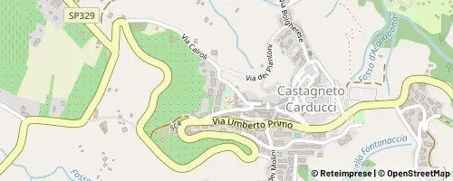 Mappa Castagneto Carducci
