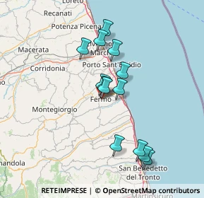 Mappa Via Sapienza, 63900 Fermo FM, Italia (12.71769)