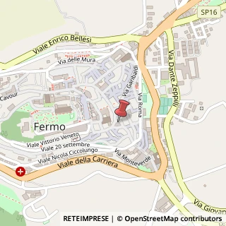 Mappa Via Sapienza, 1, 63900 Fermo, Fermo (Marche)