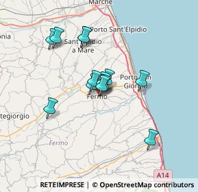 Mappa Via Sapienza, 63900 Fermo FM, Italia (5.45692)