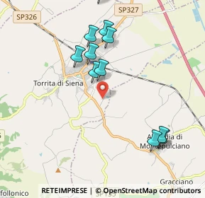 Mappa Localita' Confino, 53049 Torrita di Siena SI, Italia (2.11636)