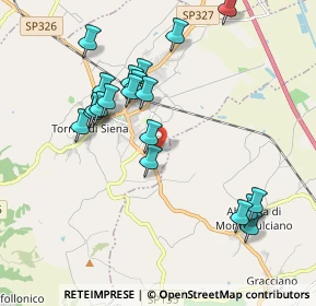 Mappa Localita' Confino, 53049 Torrita di Siena SI, Italia (2.0295)