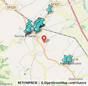 Mappa Localita' Confino, 53049 Torrita di Siena SI, Italia (1.701)