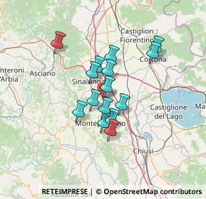 Mappa 81 Localita' Confino, 53049 Torrita di Siena SI, Italia (10.24667)
