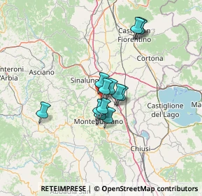 Mappa Localita' Confino, 53049 Torrita di Siena SI, Italia (10.29615)