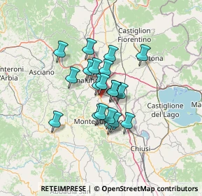 Mappa Localita' Confino, 53049 Torrita di Siena SI, Italia (9.2605)