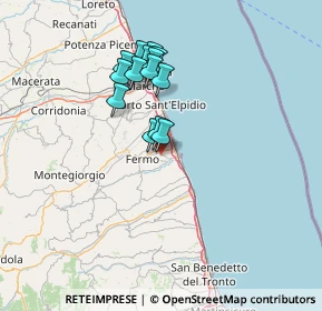 Mappa Contrada Moje, 63900 Fermo FM, Italia (11.90214)
