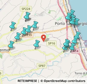 Mappa Contrada Moje, 63900 Fermo FM, Italia (2.497)