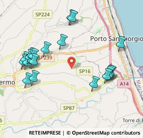 Mappa Contrada Moje, 63900 Fermo FM, Italia (2.3075)