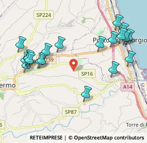 Mappa Contrada Moje, 63900 Fermo FM, Italia (2.491)