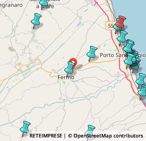 Mappa Via Francesco Cilea, 63900 Fermo FM, Italia (6.3515)