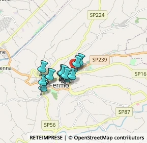 Mappa Via Francesco Cilea, 63900 Fermo FM, Italia (1.12)