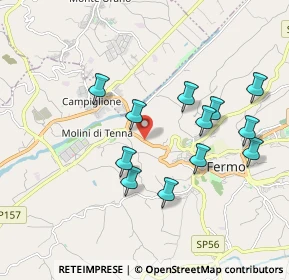 Mappa Contrada Molini di Fermo, 63900 Molini di Tenna FM, Italia (1.86417)
