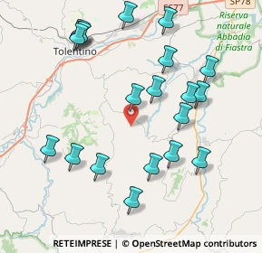 Mappa Contrada Regnano, 62029 Tolentino MC, Italia (4.472)