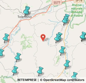 Mappa Contrada Regnano, 62029 Tolentino MC, Italia (6.2025)