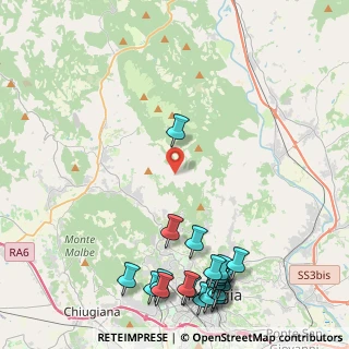 Mappa Strada della Forcella, 06131 Badioli PG, Italia (6.219)