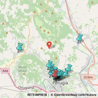 Mappa Strada della Forcella, 06131 Badioli PG, Italia (5.562)