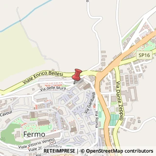 Mappa Via delle Mura,  26, 63023 Fermo, Fermo (Marche)