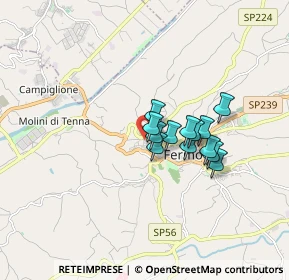 Mappa Via Giuseppe Speranza, 63900 Fermo FM, Italia (1.17846)