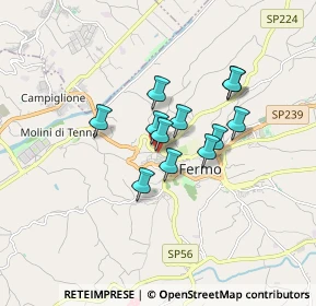 Mappa Via Giuseppe Speranza, 63900 Fermo FM, Italia (1.22)