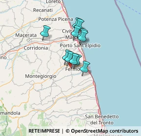 Mappa Via Giuseppe Speranza, 63900 Fermo FM, Italia (8.94636)
