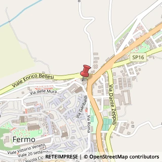 Mappa Piazza Dante Alighieri, 31, 63900 Fermo, Fermo (Marche)