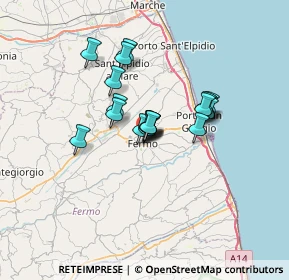 Mappa Via Espedito Tomassini, 63900 Fermo FM, Italia (4.68684)