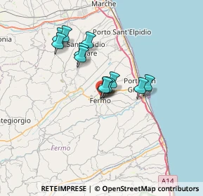 Mappa Via Espedito Tomassini, 63900 Fermo FM, Italia (5.43667)