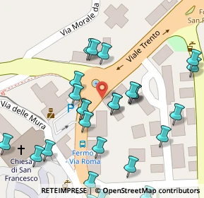 Mappa Piazza Dante Alighieri, 63900 Fermo FM, Italia (0.05)