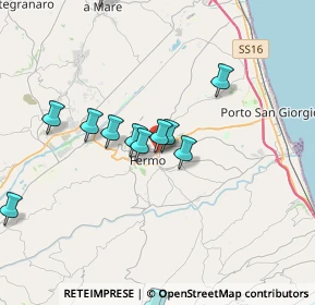 Mappa Via Ferdinando Magellano, 63900 Fermo FM, Italia (4.21077)