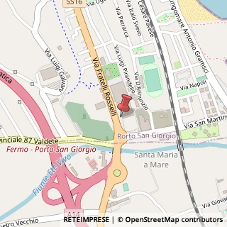 Mappa Via Solferino, 2, 63822 Porto San Giorgio, Fermo (Marche)