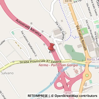 Mappa Via Enrico Fermi,  17, 63017 Porto San Giorgio, Fermo (Marche)
