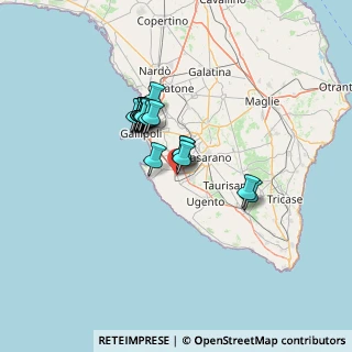 Mappa Via Ennio Quinto, 73057 Taviano LE, Italia (10.6525)