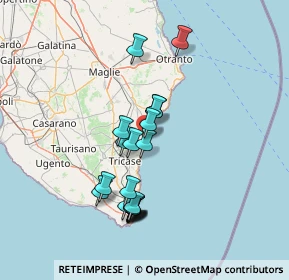 Mappa Viale Europa, 73032 Andrano LE, Italia (14.137)