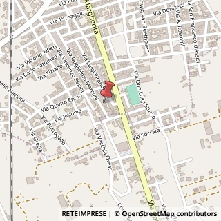 Mappa Via Guglielmo Marconi, 87, 73057 Taviano, Lecce (Puglia)